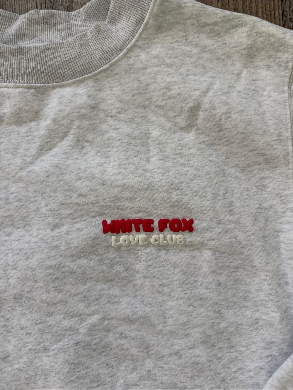 White Fox Love Club Crewneck Sweatshirt - Picture 3 of 5